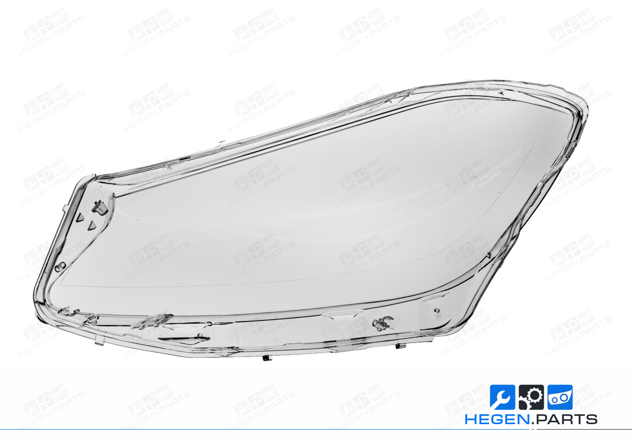 Дясно стъкло (капак) за фар на MERCEDES A класа W176 13-15 преди фейслифт Halogen/ Xenon