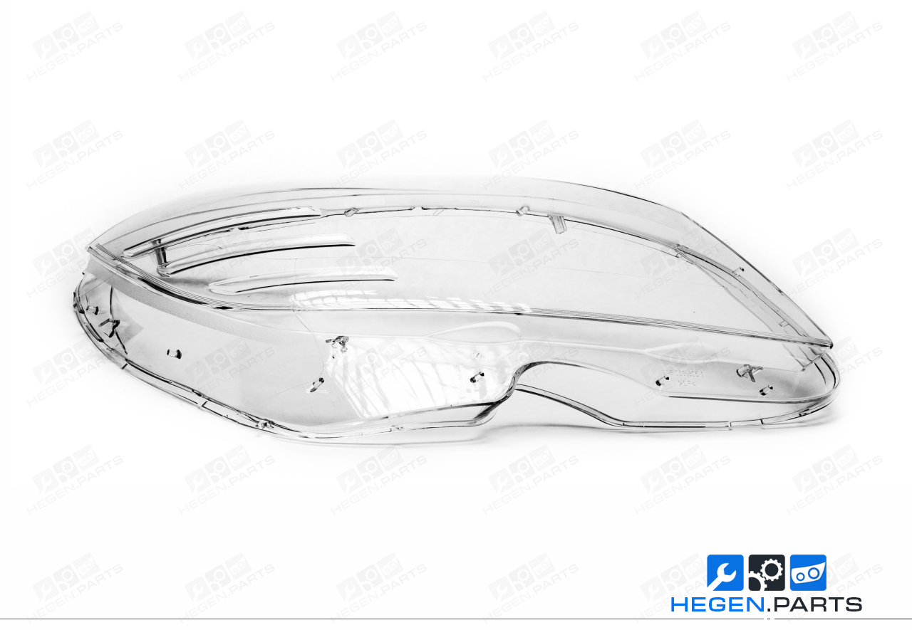 Дясно стъкло (капак) за фар на MERCEDES C класа W204 07-10 преди фейслифт