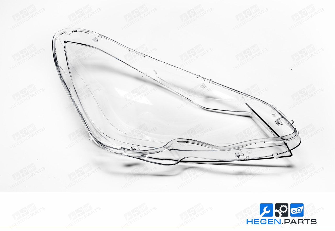 Ляво стъкло (капак) за фар на MERCEDES C класа W204 11-14 фейслифт Halogen/ Xenon