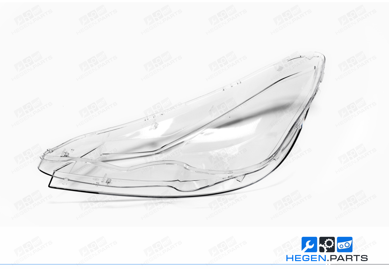 Дясно стъкло (капак) за фар на MERCEDES C класа W204 11-14 фейслифт Halogen/ Xenon